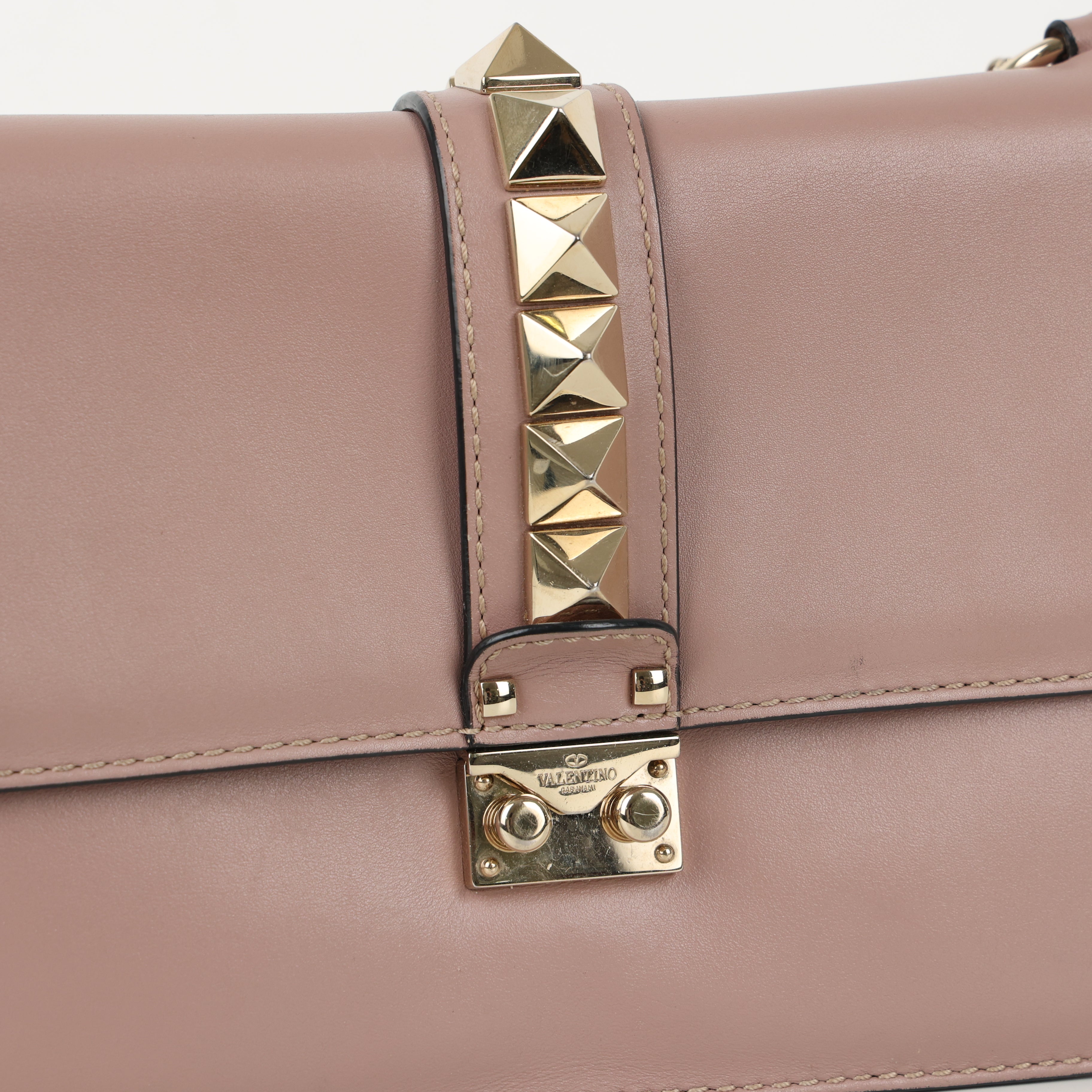 Valentino, Glamrock Leather Shoulder Bag