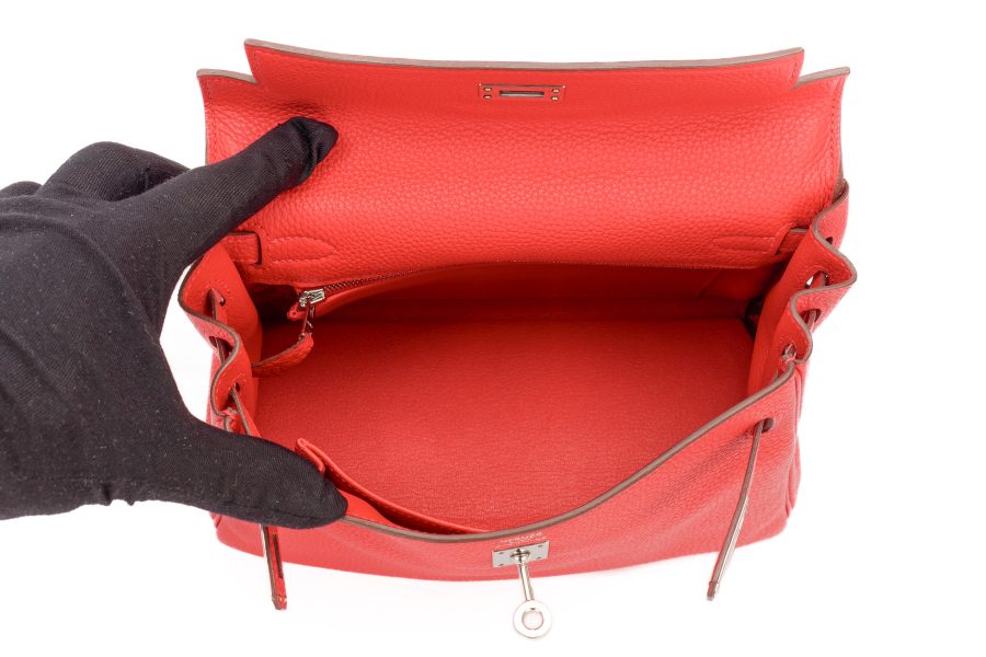 Hermès , Kelly 25 in Rouge Casaque