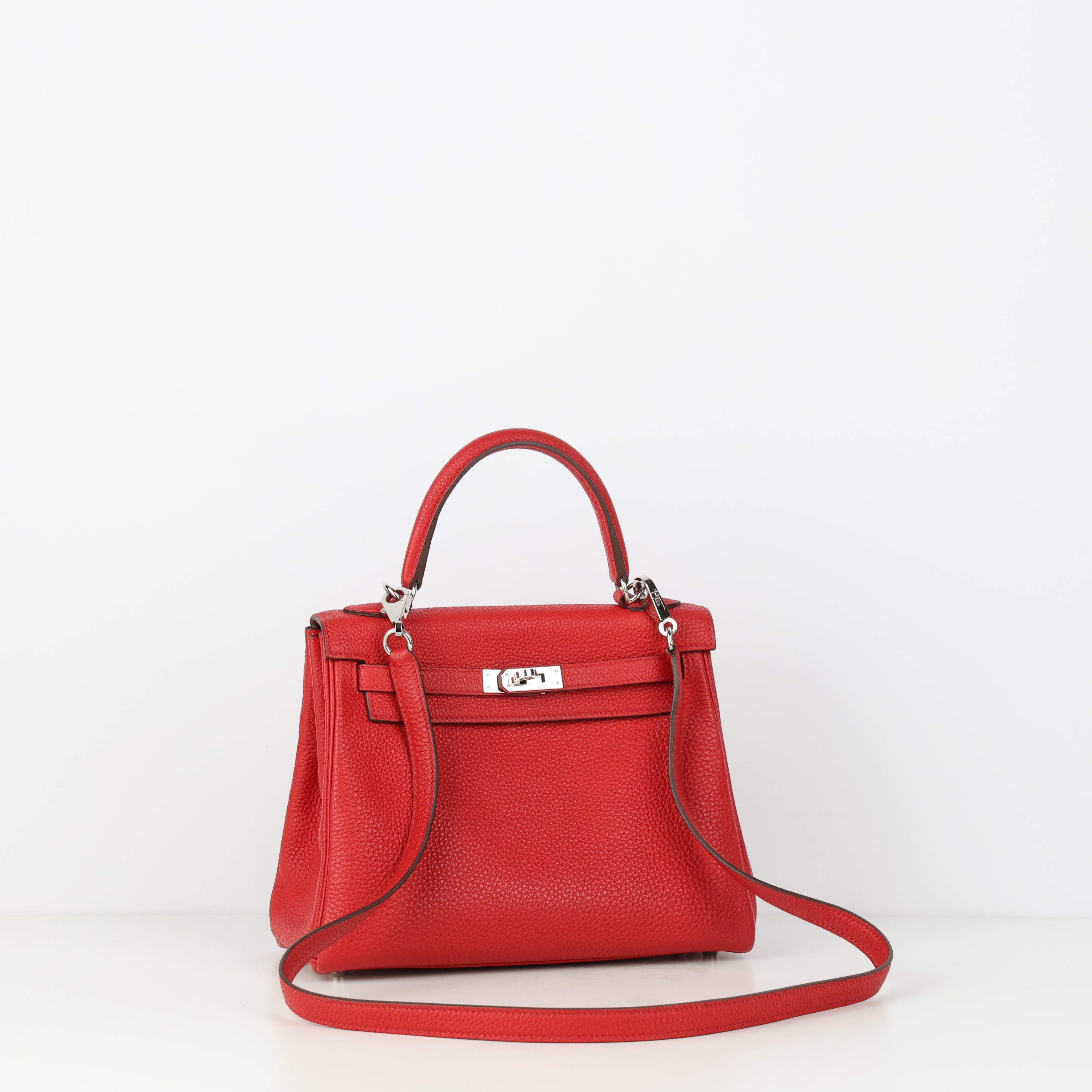 Hermès , Kelly 25 in Rouge Casaque