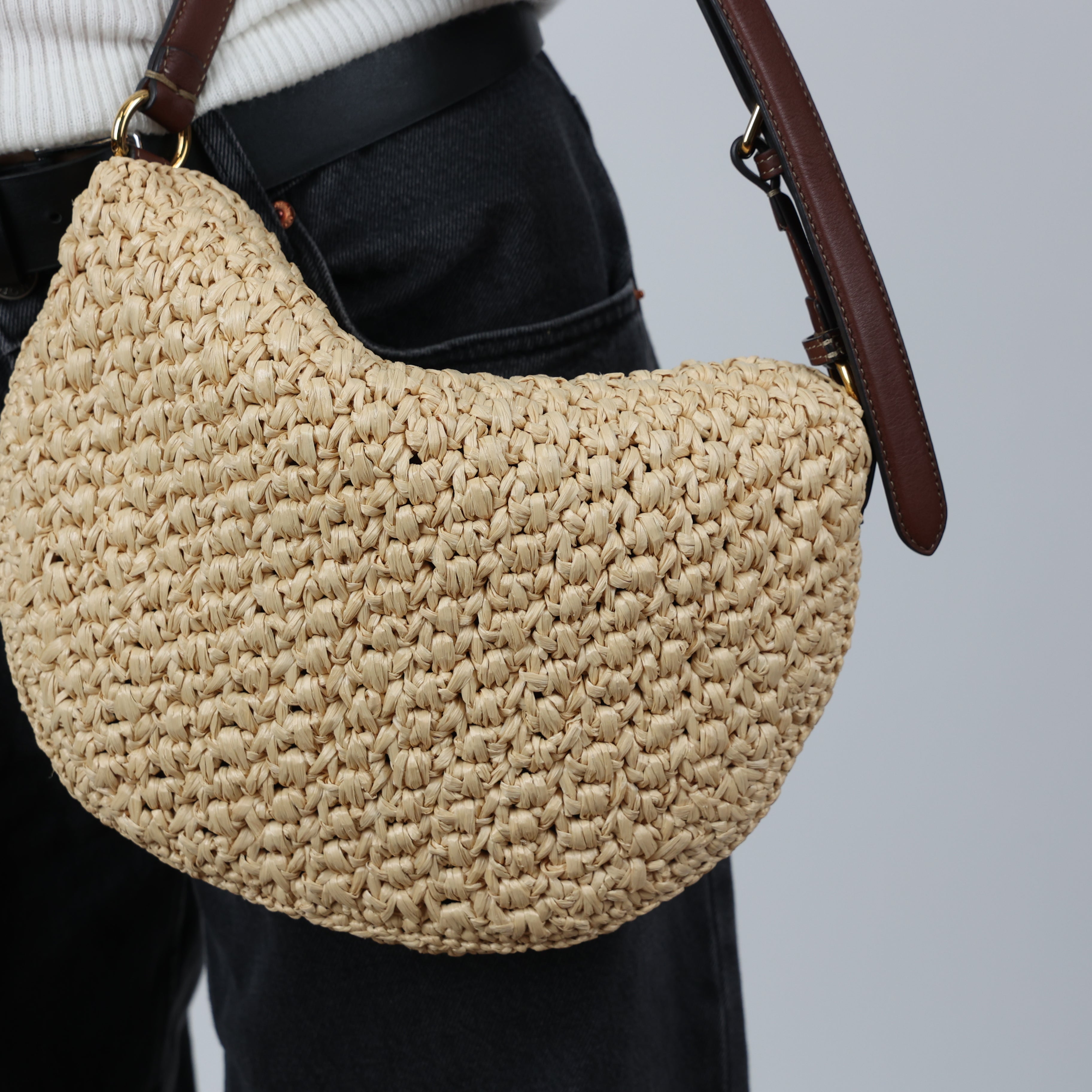 Fendi, Croissant Shoulder Bag