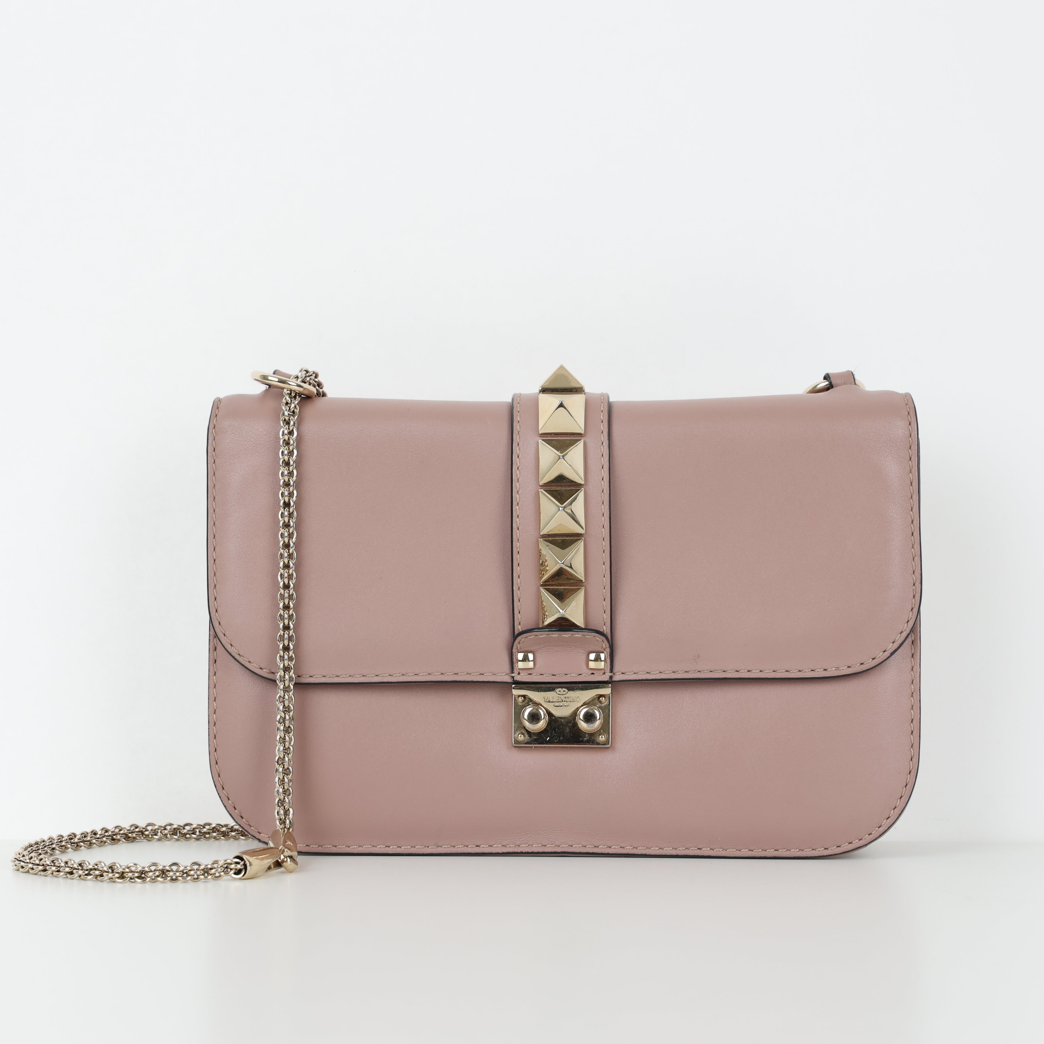 Valentino, Glamrock Leather Shoulder Bag