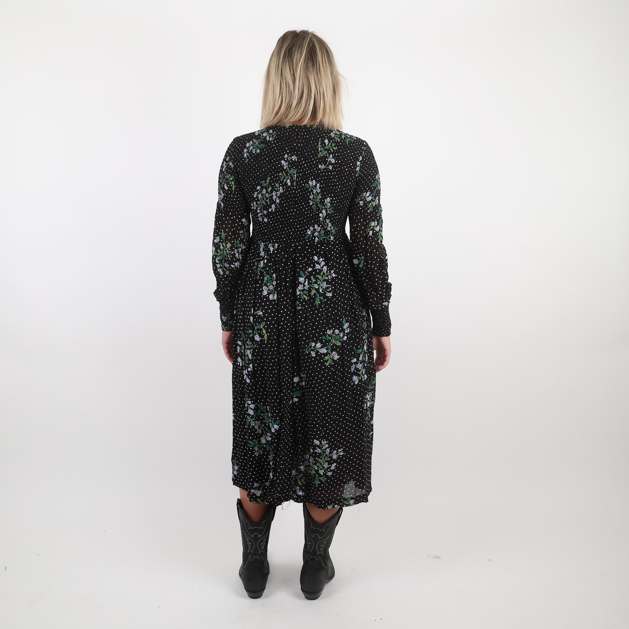 Ganni rometty deals smock dress
