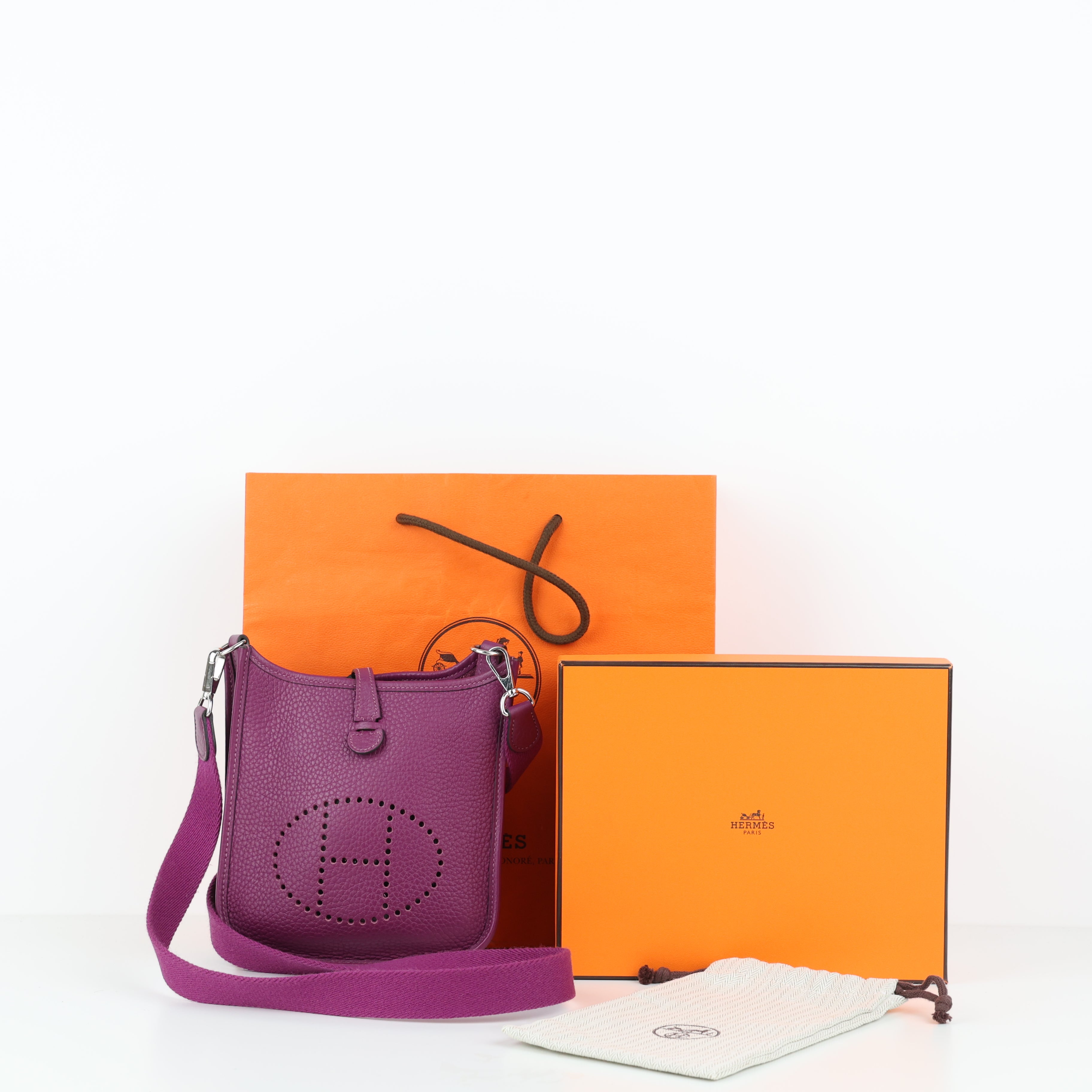 Hermes, Mini Evelyne Handbag