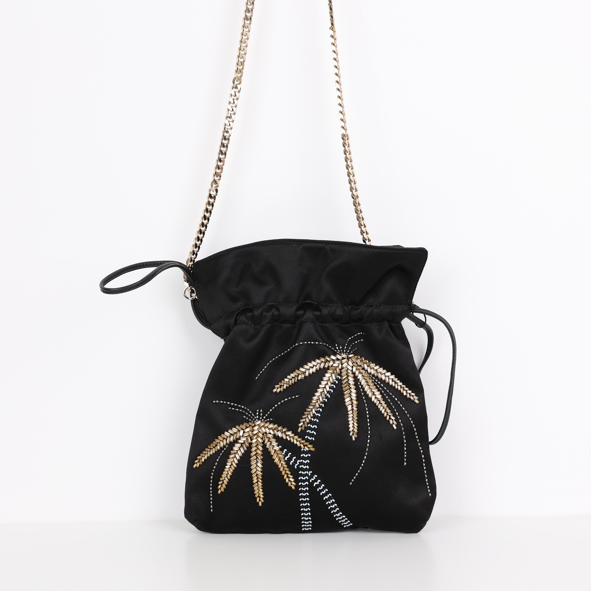 Les Petits Jours , Trilly Palms drawstring Bag