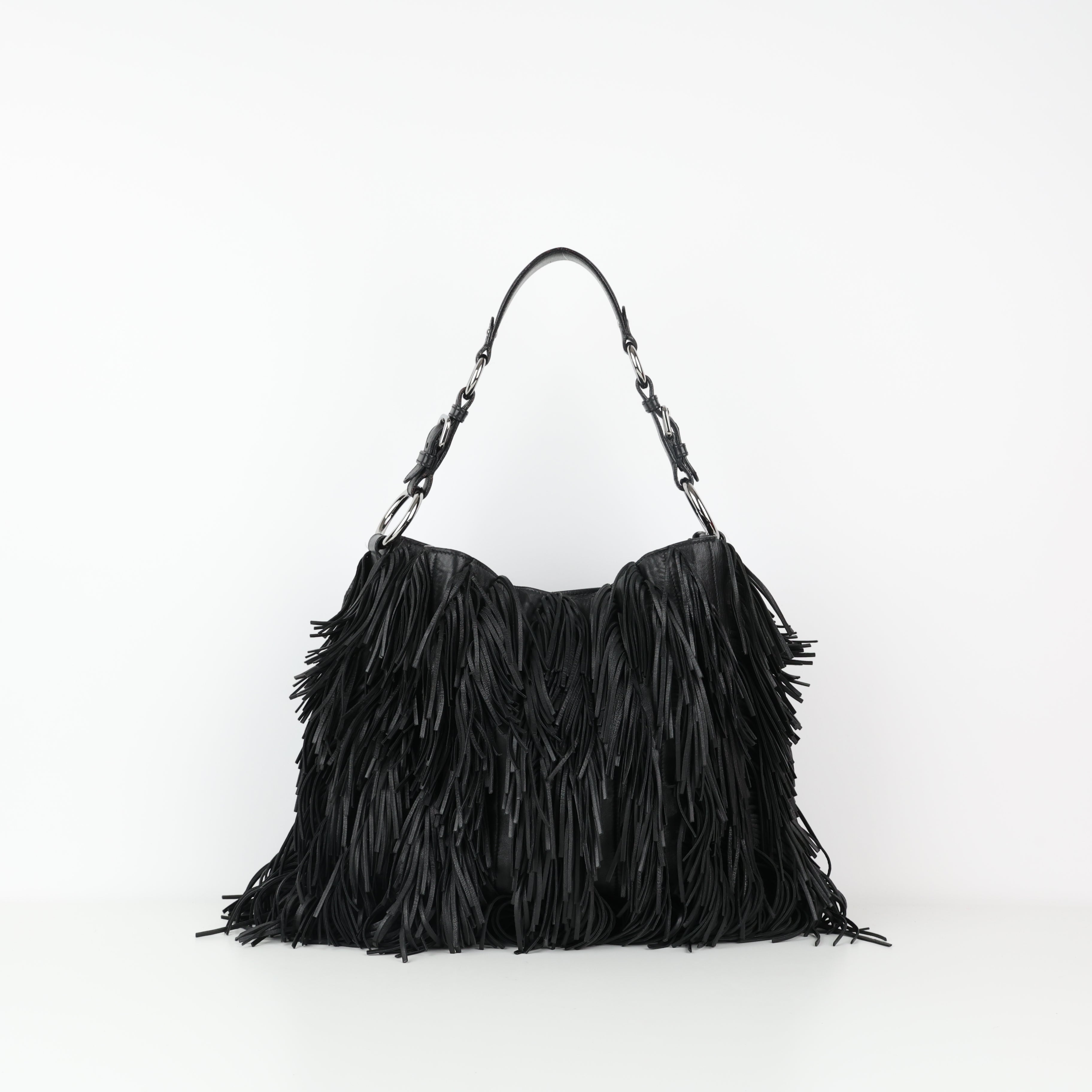 Prada online fringe bag