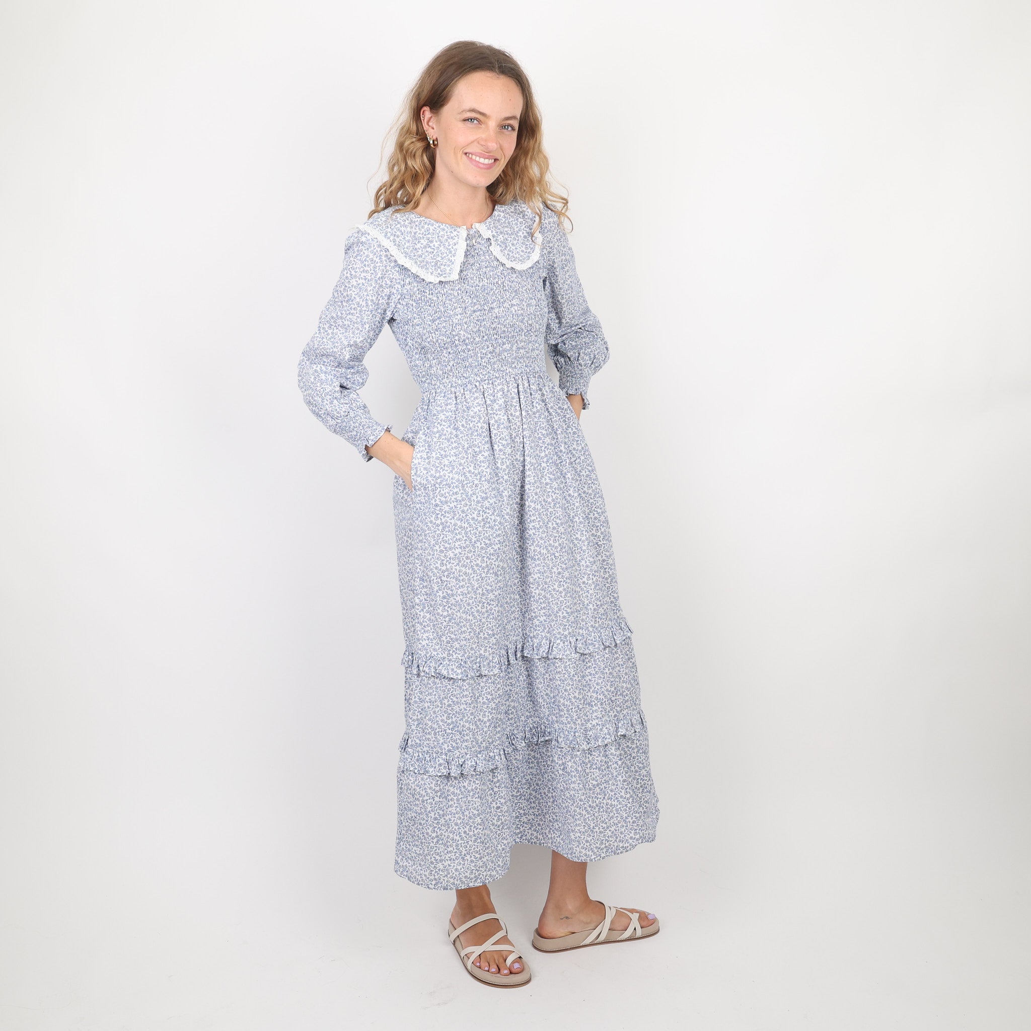 Pink City Prints Dress, UK Size 8 — The Cirkel