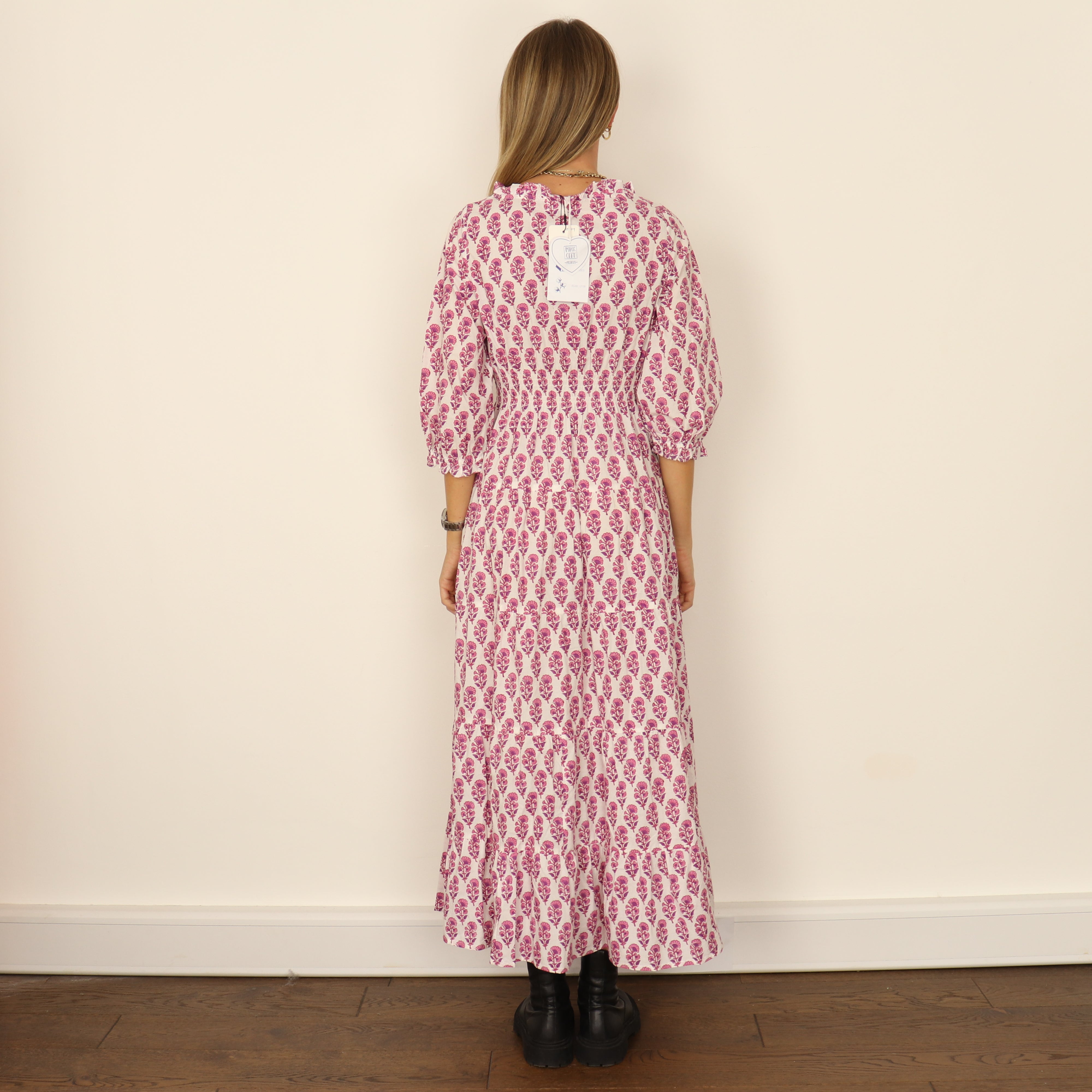 Pink City Prints Dress, UK Size 8 — The Cirkel