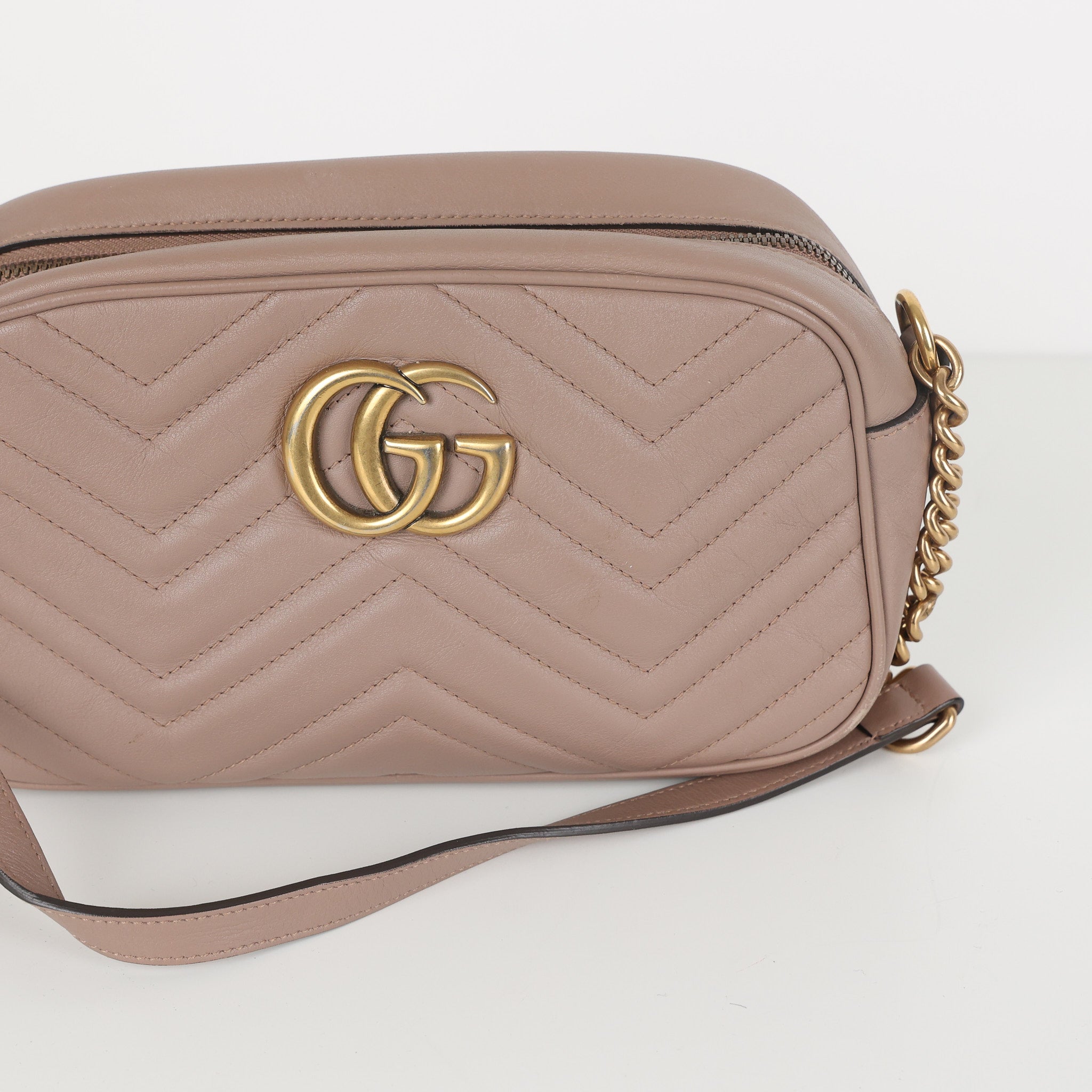 Gucci GG Marmont Chain Wallet - Farfetch